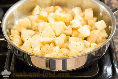 Receptai bulvės su dešra