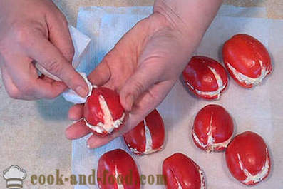 Šventinis kompozicija pomidorų - tulpės
