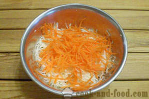 Vitaminas salotos kopūstų ir morkų