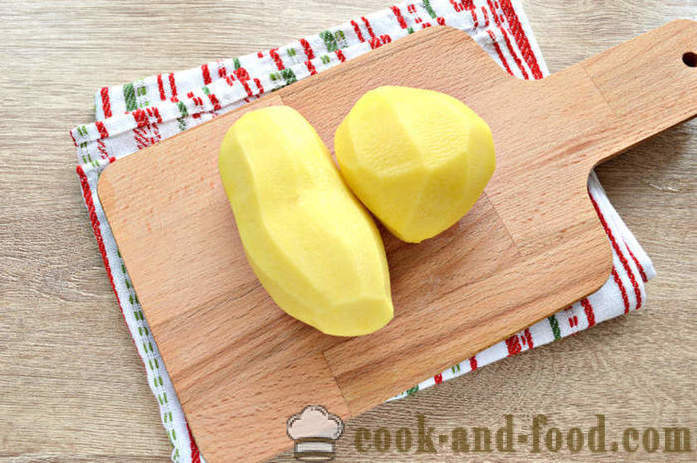 Keptos bulvės su sūriu - kaip virėjas skanus bulves su sūriu, žingsnis po žingsnio receptas nuotraukomis