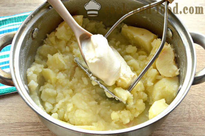 Bulvių koše su grietine - kaip virti bulvių koše, žingsnis po žingsnio receptas nuotraukomis