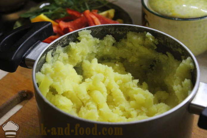 Bulvės, bulvių košė su salierais ir svogūnų - Kaip Padaryti bulvių koše su svogūnais ir salierais, žingsnis po žingsnio receptas nuotraukomis