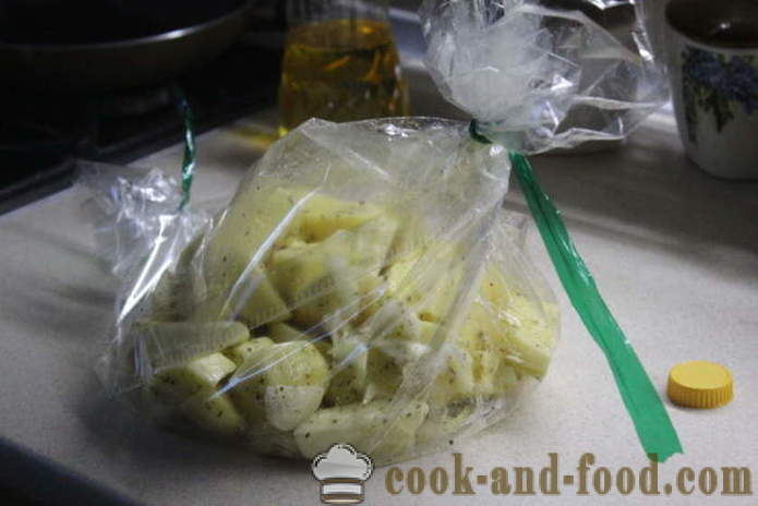 Keptos bulvės su medaus ir garstyčių orkaitėje - taip skanus virėjas bulvės skylę, žingsnis po žingsnio receptai su fot