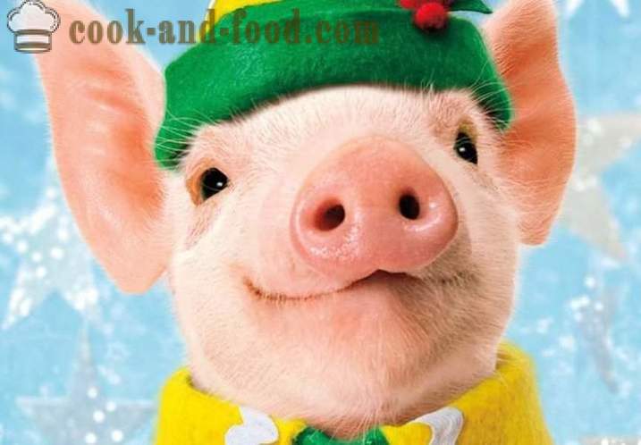 Ką pasirengti Naujųjų Metų 2019 Metų kiaulių - Naujųjų metų meniu kiaulių arba Šernas metų, receptai su nuotraukomis