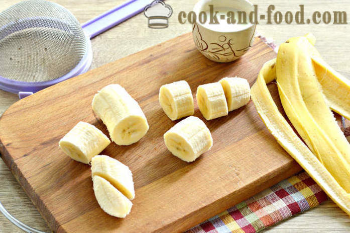 Košė bananai, skirtame kūdikių maišytuvą - kaip virėjas koše bananų suvilioti, žingsnis po žingsnio receptas nuotraukomis