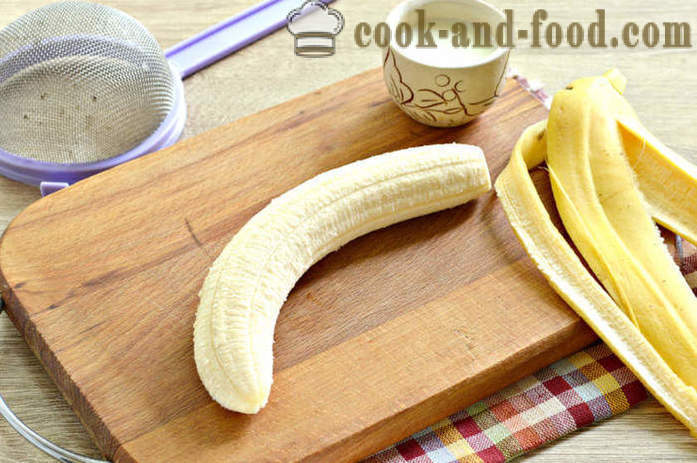 Košė bananai, skirtame kūdikių maišytuvą - kaip virėjas koše bananų suvilioti, žingsnis po žingsnio receptas nuotraukomis