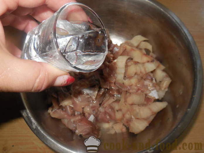 Heh žuvis korėjiečių namuose - kaip padaryti Hye žuvis, žingsnis po žingsnio receptas nuotraukomis