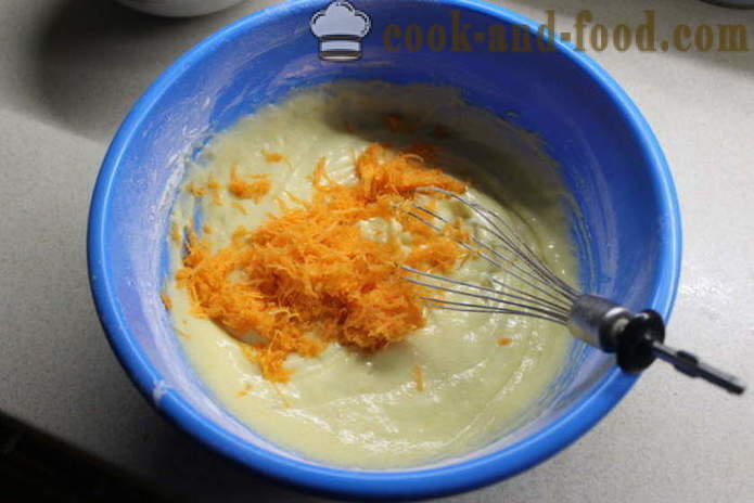 Morkų pyragas su apelsino žievelės - Kaip iškepti tortą su apelsinų ir morkų, su po žingsnio receptas nuotraukomis žingsnio