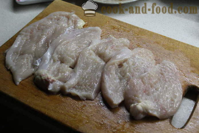 Naminis vištienos vyniotinis, įdarytas špinatais - kaip padaryti bandeles vištienos krūtinėlė orkaitėje, su po žingsnio receptas nuotraukomis žingsnio