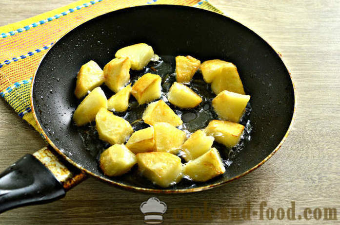 Šiltas salotos su bulvėmis ir majonezu - kaip virėjas šiltas salotos bulvės, žingsnis po žingsnio receptas nuotraukomis