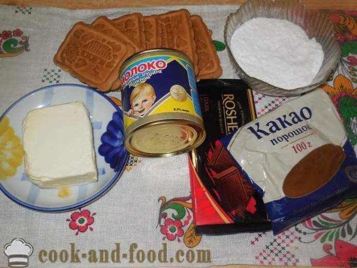 Naminis šokoladinis pyragas su kondensuotu pienu bulvių - kaip virėjas tortas bulves, žingsnis po žingsnio receptas nuotraukomis