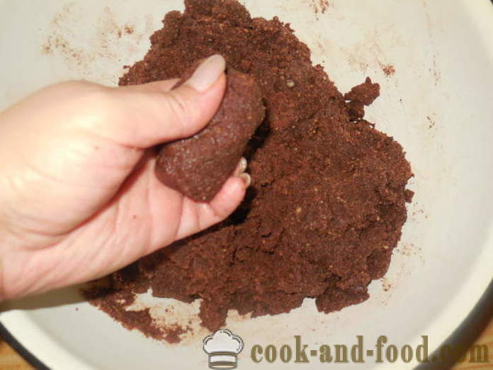 Naminis šokoladinis pyragas su kondensuotu pienu bulvių - kaip virėjas tortas bulves, žingsnis po žingsnio receptas nuotraukomis