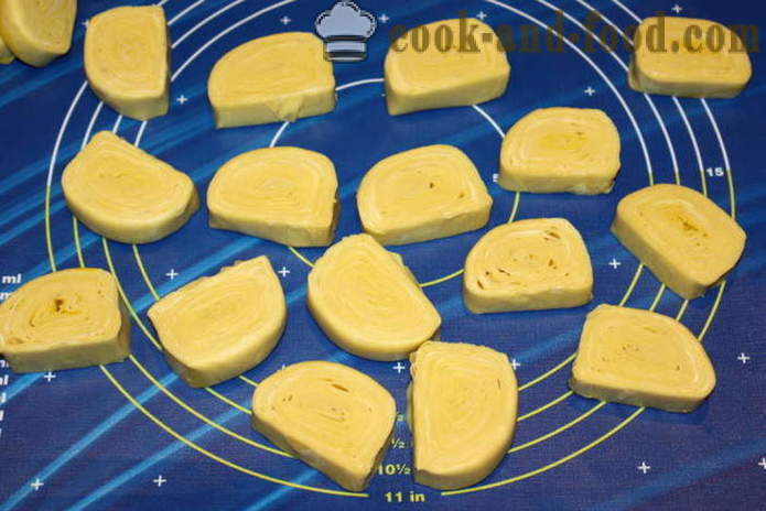 Neapolio sfolyatelle - kaip padaryti, kad sluoksniuotos bandelės su ricotta sūriu, žingsnis po žingsnio receptas nuotraukomis