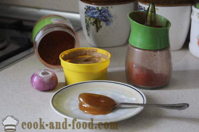 Medaus garstyčių padažas vištienos ar šonkaulių - Kaip Padaryti medaus garstyčių padažas jautiena, žingsnis po žingsnio receptas nuotraukomis