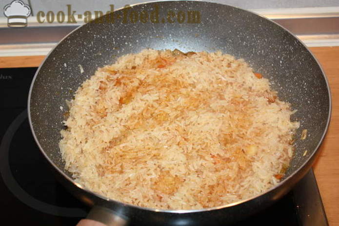 Skumbrės įdaryti svogūnai orkaitėje - kaip virėjas skumbrė su ryžiais, žingsnis po žingsnio receptas nuotraukomis