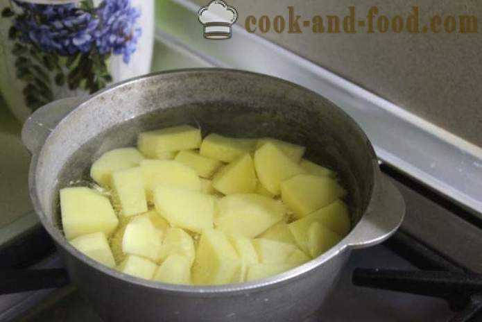 Kamuoliai bulvių su sūriu ir žolelių aliejumi - Kaip Padaryti bulvių kamuoliukus su sūriu, žingsnis po žingsnio receptas nuotraukomis