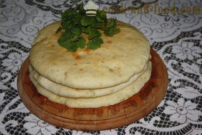 Ualibah sūris - namų pyragai Osetijos, kaip virėjas Osetijos sūrio pyragas, su po žingsnio receptas nuotraukomis žingsnio