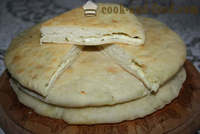 Ualibah sūris - namų pyragai Osetijos, kaip virėjas Osetijos sūrio pyragas, su po žingsnio receptas nuotraukomis žingsnio