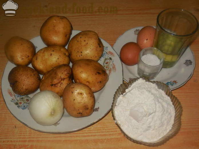 Tingiausias koldūnai su bulvėmis - Kaip Padaryti tingus koldūnai su bulvėmis, žingsnis po žingsnio receptas nuotraukomis