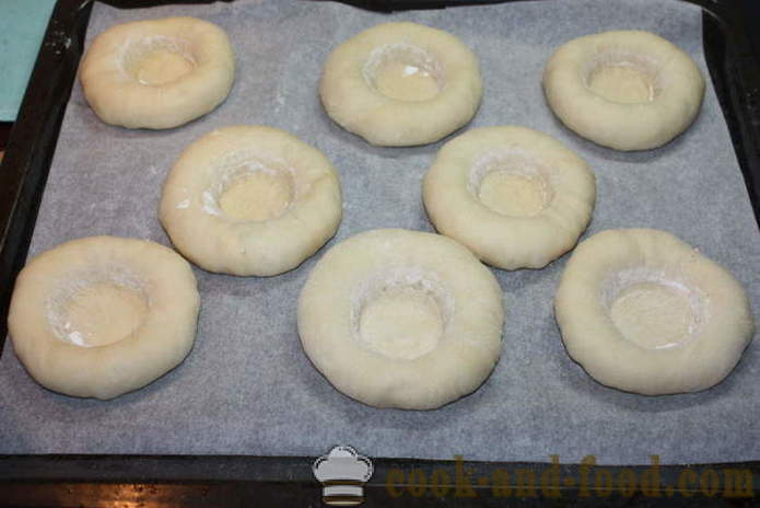 Skanus varškės su varškės pagaminti iš tešlos - Kaip iškepti varškės pyragą su grietinėlės sūris orkaitėje, su po žingsnio receptas nuotraukomis žingsnio