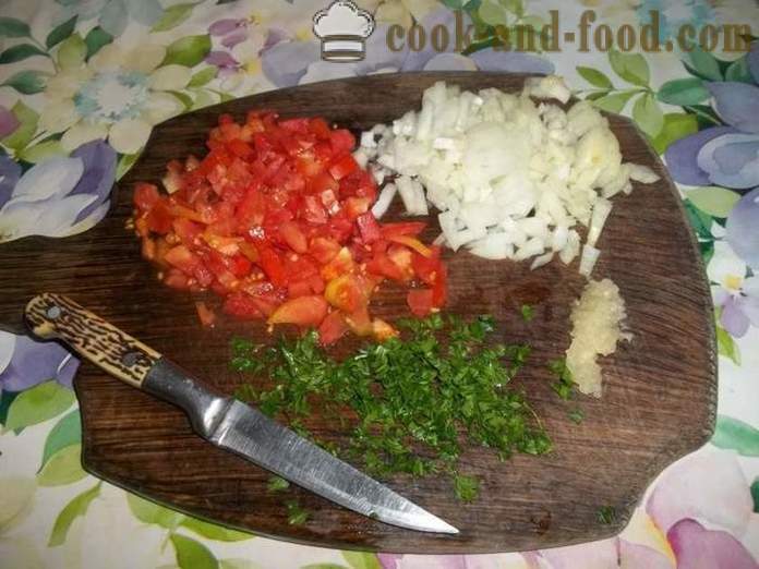 Blynai, pagaminti iš bulvių su pomidorais - kaip padaryti, kad bulvių blynai su po žingsnio receptas nuotraukomis žingsnio