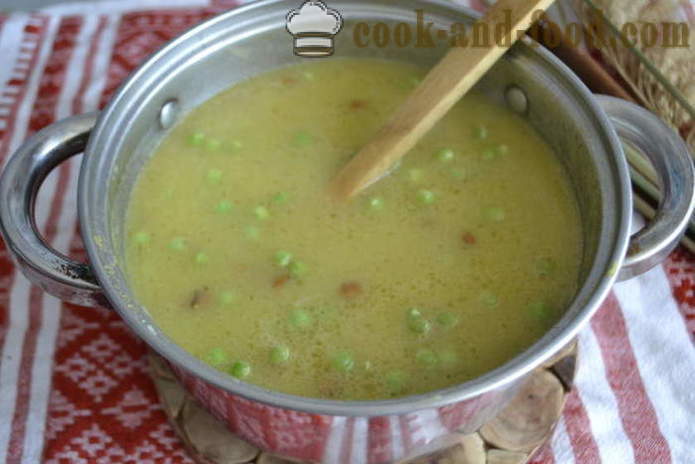 Skanus daržovių sriuba su rūkyta mėsa - kaip virėjas daržovių sriuba, žingsnis po žingsnio receptas nuotraukomis
