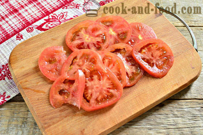 Omletas su baklažanais ir pomidorais - Kaip paruošti kepti baklažanai su kiaušiniais ir pomidorais, žingsnis po žingsnio receptas nuotraukomis