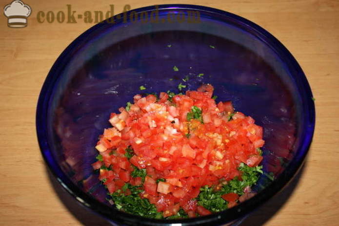 Tabula salotos su kuskusu - kaip paruošti salotų tabbouleh, žingsnis po žingsnio receptas nuotraukomis