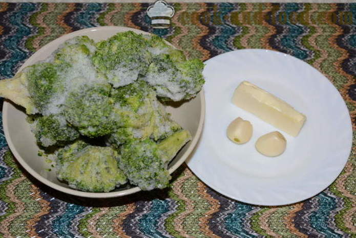 Skanus daržovių tyrės iš šaldytų brokolių - kaip virti brokoliai tyrės, žingsnis po žingsnio receptas nuotraukomis