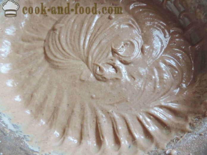 Namų šokolado traškūs vafliai - kaip padaryti vafliai vafliniame geležies, žingsnis po žingsnio receptas nuotraukomis