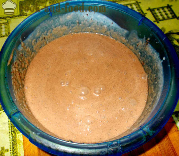 Pagrindinis Panna Cotta su šokolado-grietinėlės - Kaip Padaryti Panna Cotta namus, žingsnis po žingsnio receptas nuotraukomis