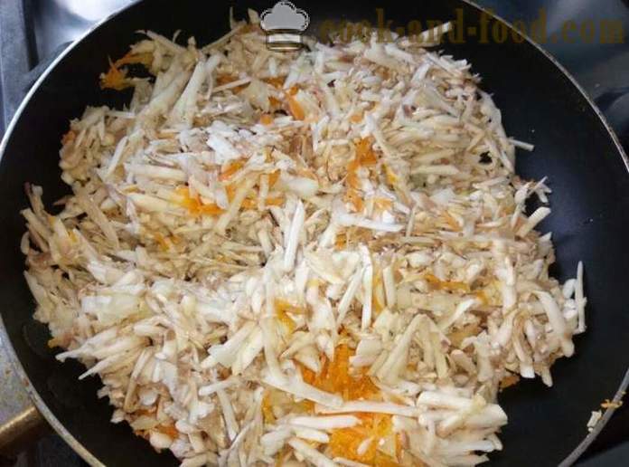 Grybų sriuba Karpatų - kaip virti grybų yushku grybus, žingsnis po žingsnio receptas nuotraukomis