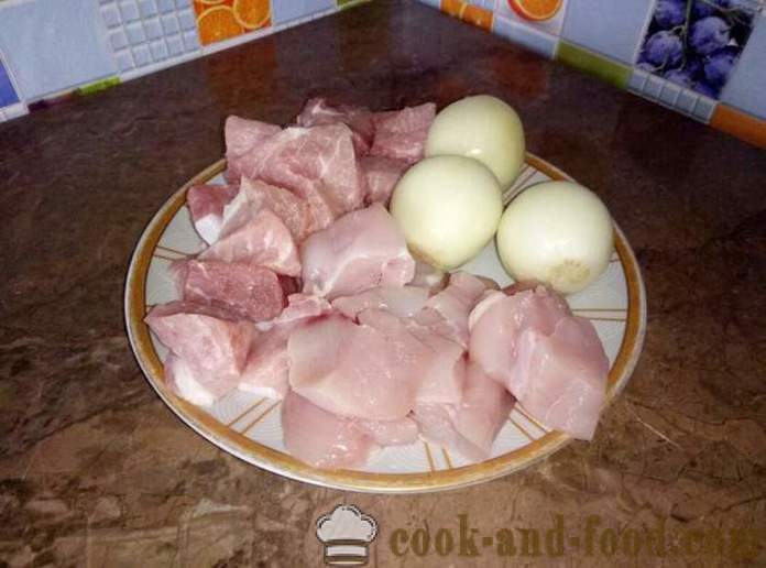 Skanus mėsainiai, pagaminti iš kiaulienos ir vištienos - kaip padaryti, kad kotletai kiaulienos ir vištienos, su po žingsnio receptas nuotraukomis žingsnio