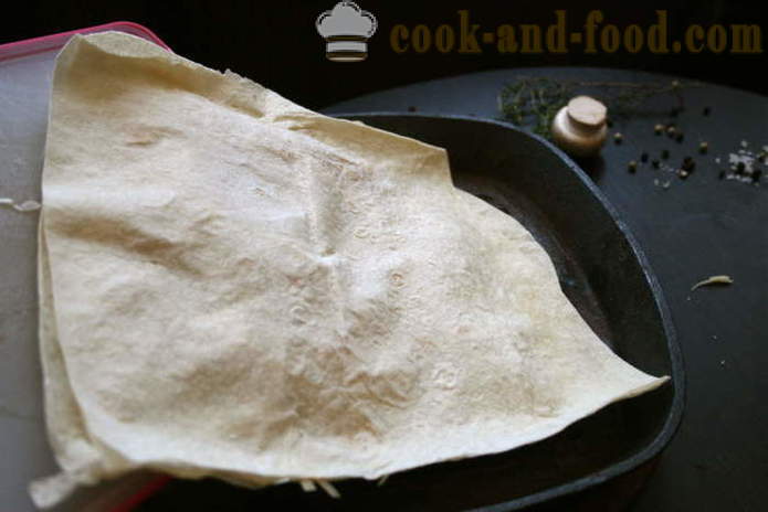 Vokai įdaryti su pita duonos dėl iškylą grotelių - kaip virėjas skanus pita duonos įdaryti namuose, žingsnis po žingsnio receptas nuotraukomis