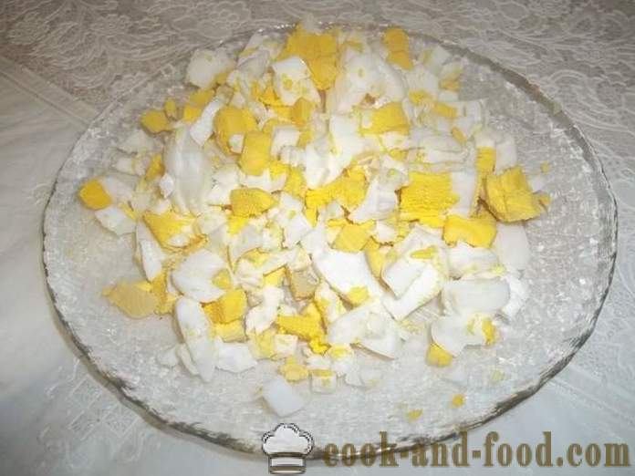 Skanus salotos ridikėliai su kiaušiniu ir porais - kaip parengti ridikėlių salotos, žingsnį po žingsnio receptas nuotraukomis