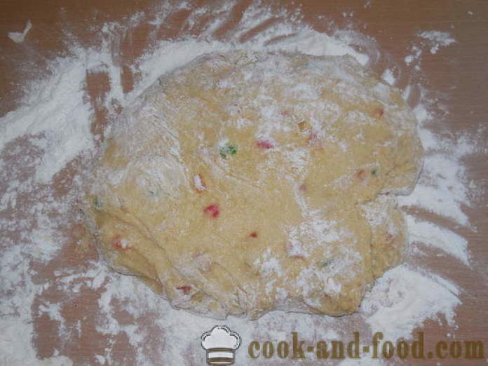 Paprasta multivarka Velykų pyragas su grietinėlės ir tirpintu pieno - kaip iškepti tortą multivarka, žingsnis po žingsnio tortas paprastas receptas ir nuotrauka