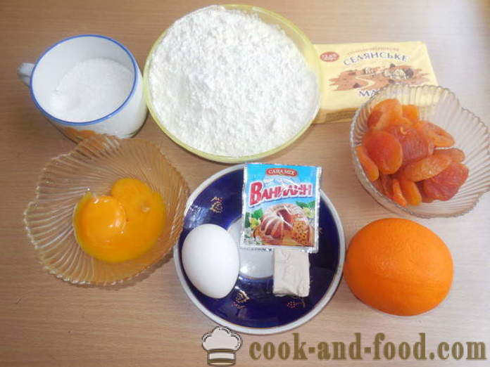 Velykų pyragas su apelsinų sultimis ar torto kraffin iš sausainių tešlos, kaip virėjas, žingsnis po žingsnio receptas nuotraukomis