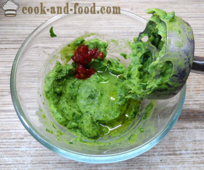 Žalioji guacamole padažu klasika - kaip padaryti guacamole avokados namuose, žingsnis po žingsnio receptas nuotraukomis