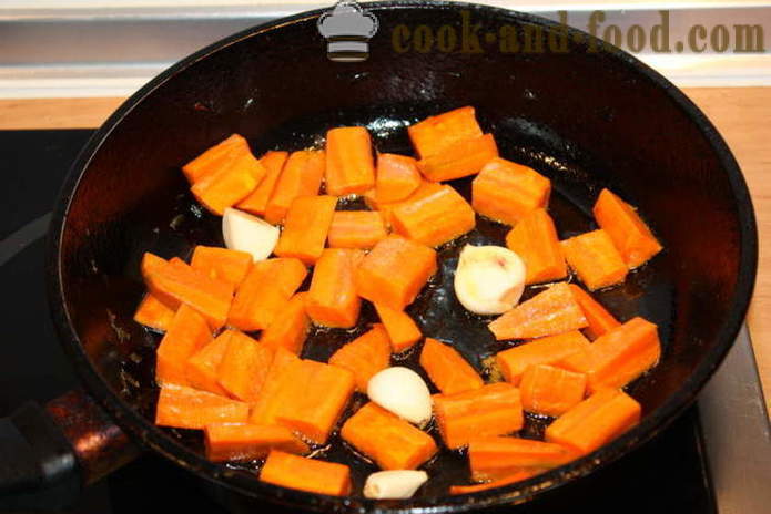 Deginimas karšto daržovių salotos su baklažanų - kaip virti karšto daržovių salotos, poshagovіy receptas su nuotrauka