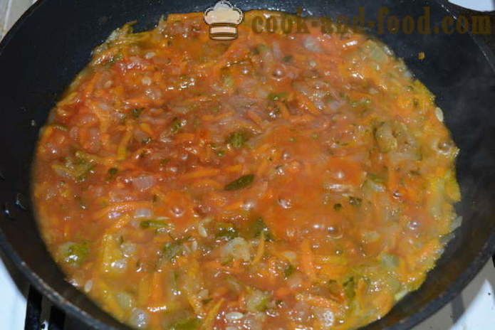Bulvių sriuba su šaldytos mėsos ir marinuotais agurkais - kaip virėjas bulvių sriuba su frikadelėmis, su po žingsnio receptas nuotraukomis žingsnio
