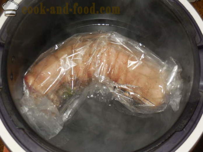 Virtas kiaulienos podcherevka suristi savo rankovėmis - kaip virėjas skanus duonos kiaulienos pilvaplėvės, žingsnis po žingsnio receptas nuotraukomis