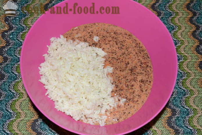 Skanus troškinys kepenų su ryžiais - kaip virėjas kepenų troškinys orkaitėje, su po žingsnio receptas nuotraukomis žingsnio