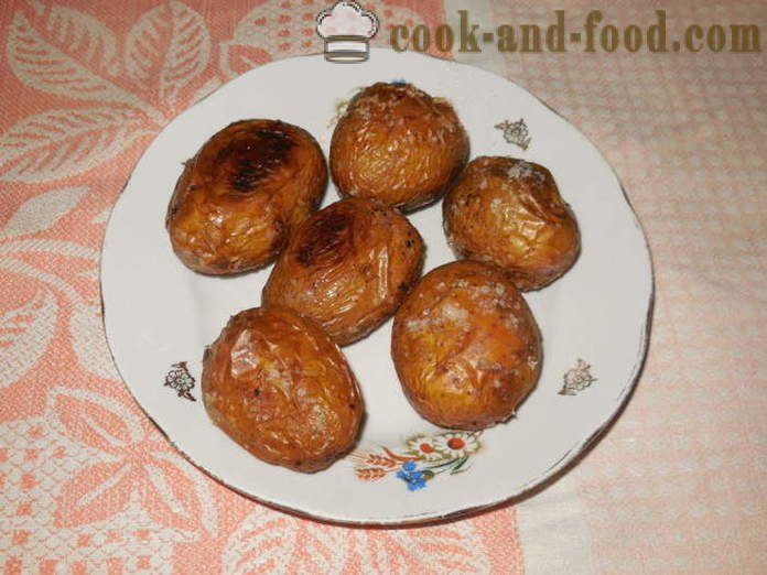 Keptos bulvės su lupena orkaitėje - taip skanus keptos bulvės savo odos orkaitėje, su po žingsnio receptas nuotraukomis žingsnio