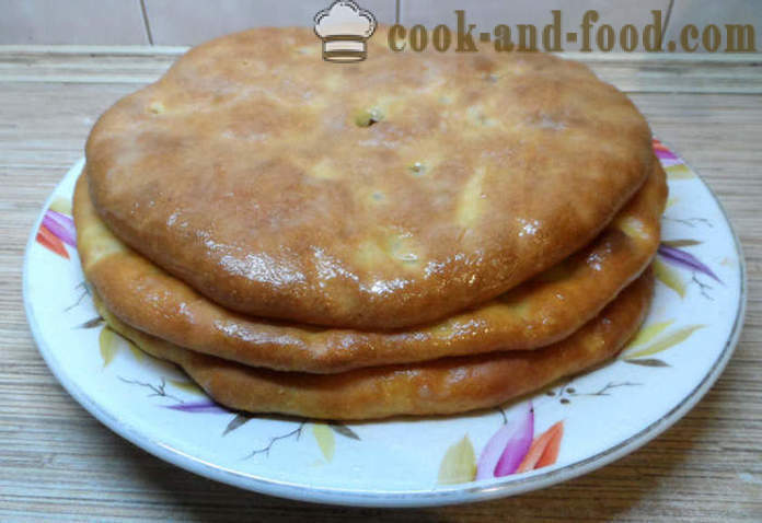 Skanus Osetijos pyragėliai su įvairiais įdarais - kaip virėjas Osetijos pyragus namuose, žingsnis po žingsnio receptas nuotraukomis