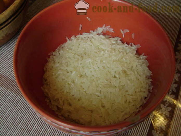 Skanus trapus ryžių garnyras - kaip virėjas traškūs ryžių garnyras kinų, žingsnis po žingsnio receptas nuotraukomis