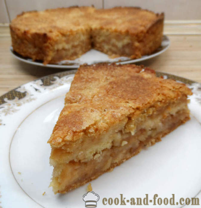 Paprasčiausias obuolių pyragas - kaip padaryti obuolių pyragą į orkaitę, su po žingsnio receptas nuotraukomis žingsnio
