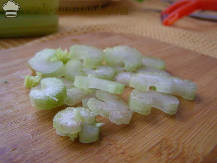 Greita salotos su šonine - kaip padaryti greitai ir skaniai salotos, žingsnį po žingsnio receptas nuotraukomis