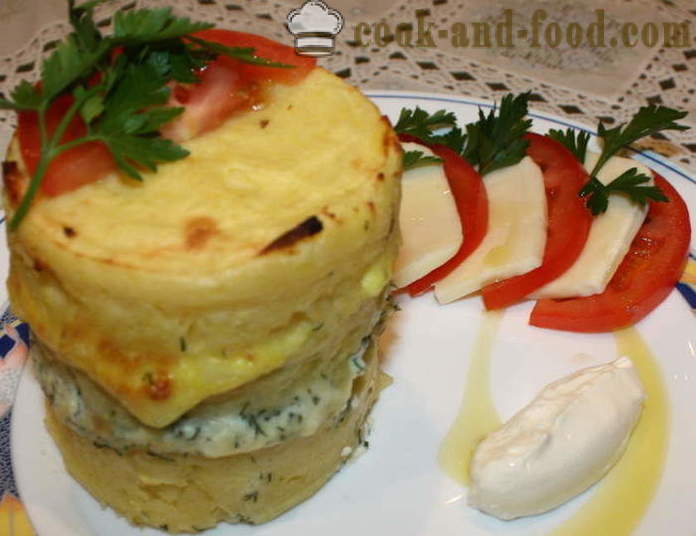 Sluoksnis bulvių kepta su sūriu orkaitėje - kaip Keptos bulvės su sūriu orkaitėje, su po žingsnio receptas nuotraukomis žingsnio