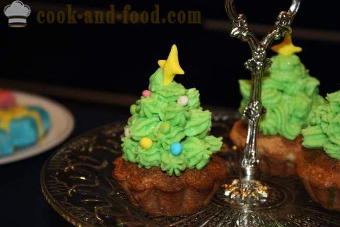 Kalėdų pyragai - kaip padaryti ir papuošti tortai Naujųjų metų, su po žingsnio receptas nuotraukomis žingsnio