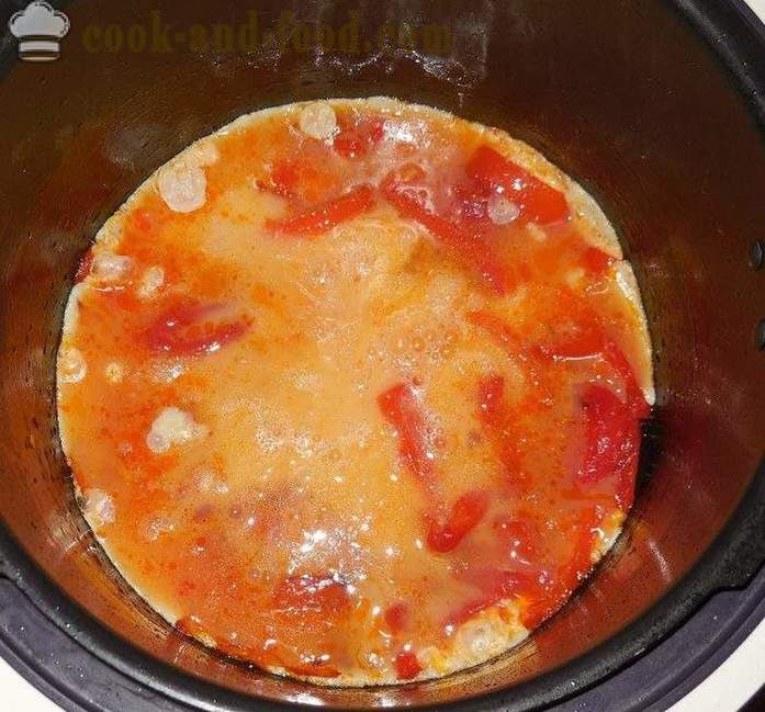 Omletas su pomidorais multivarka - kaip virėjas in multivarka omletas, žingsnis po žingsnio receptas nuotraukomis